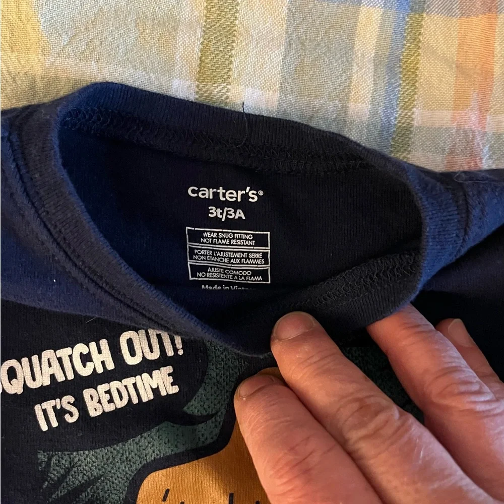 Carters blue graphic bigfoot